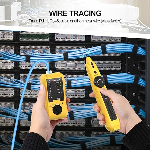 Network Cable Tester, VXSCAN Cable Tester Line Finder Wire Tracer - Image 3