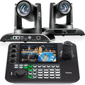 Tenveo NDI PTZ Camera AI Auto Tracking SDI/HDMI/USB3.0/LAN 30X Optical+8X by Tenveo