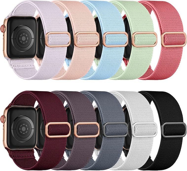 Maledan 10 Pack Stretchy Solo Loop Compatible by Maledan