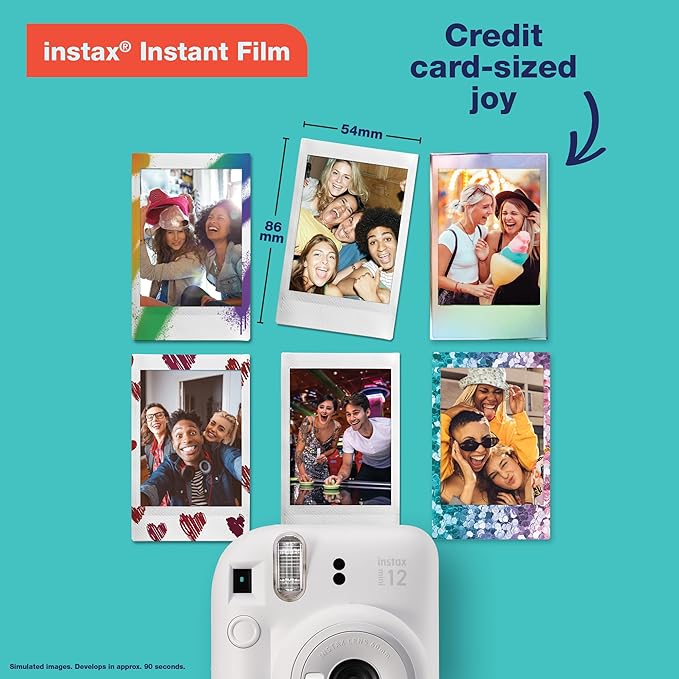 Fujifilm Instax Mini 12 Instant Film Camera, Clay White - Image 6