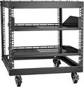 VEVOR 9U Open Frame Server Rack, Free Standing or Wall Mount Network Server Rack by VEVOR