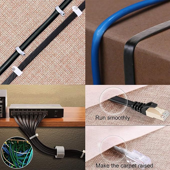 BUSOHE Cat8 Ethernet Cable 1FT 5 Pack Multi Color, 40Gbps 2000MHz Cat-8 Short - Image 6