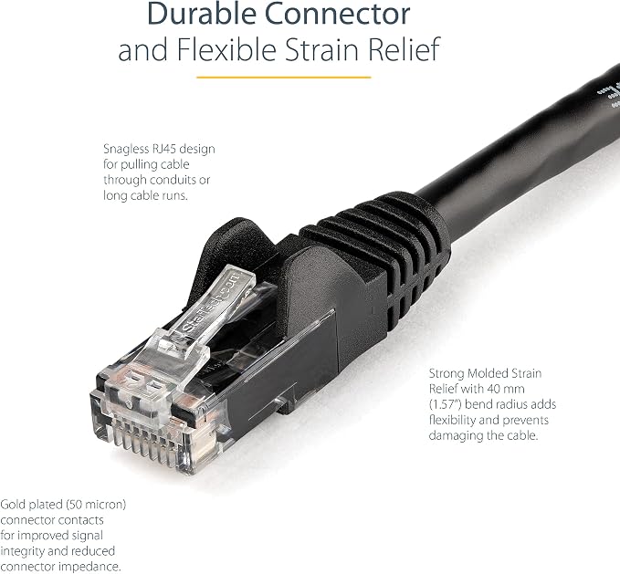 StarTech.com 15 ft. CAT6 Ethernet Cable - Image 3
