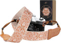 Padwa Lifestyle Khaki Yellow flower Camera Strap by PadwaLifestyleCameraStrap