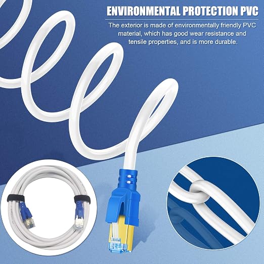 Cat8 Ethernet Cable 125ft, 26AWG 40Gbps 2000Mhz Ultra Speed Cat8 LAN Network - Image 6