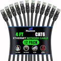 Maximm Cat 6 Ethernet Cable 4 Ft, Cat6 Cable, LAN Cable, Internet Cable by MaximmCable
