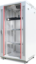 22U Wall Mount Server Rack Cabinet – 19" Network Rack Enclosure, PDU & 2 Shelves by SYSRACKS