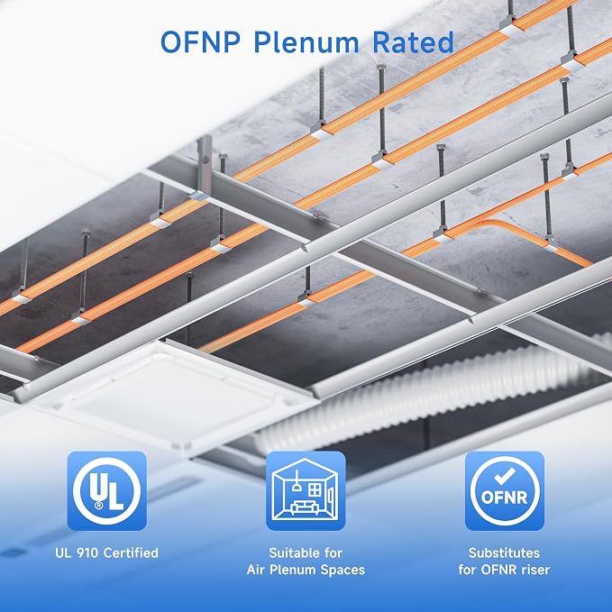 Cable Matters OFNP Plenum Multimode Duplex OM1 Fiber Cable 9.8 Feet / 3m - Image 3