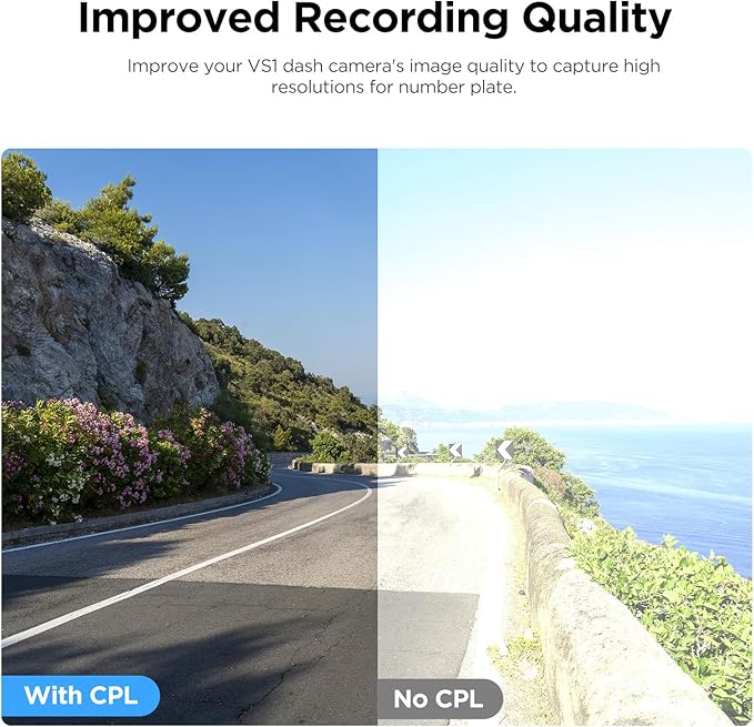 VIOFO CPL-300 Filter, Anti-Glare Circular Polarizing Lens - Image 3