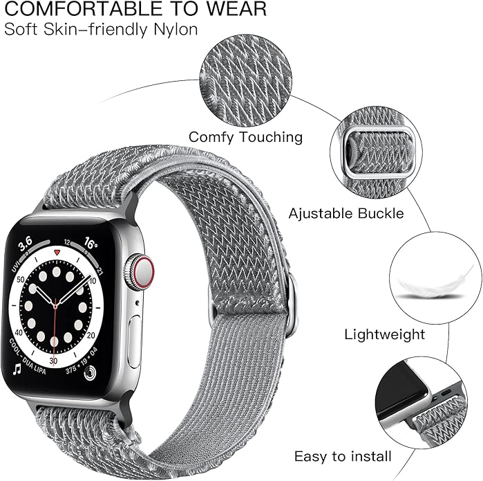 Lerobo Stretchy Nylon Solo Loop Band, Compatible - Image 2