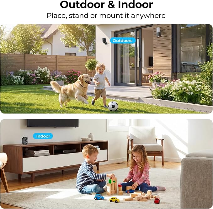 Security Cameras Wireless Outdoor 2K WiFi Wireless Camera Battery Powered - Image 2