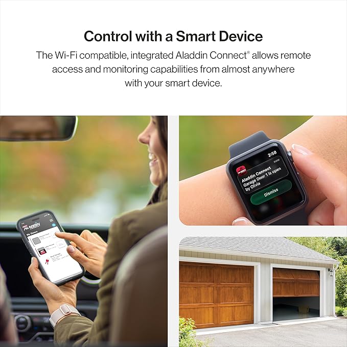 Genie QuietLift Connect – WiFi Smart Garage Door Opener - Image 3