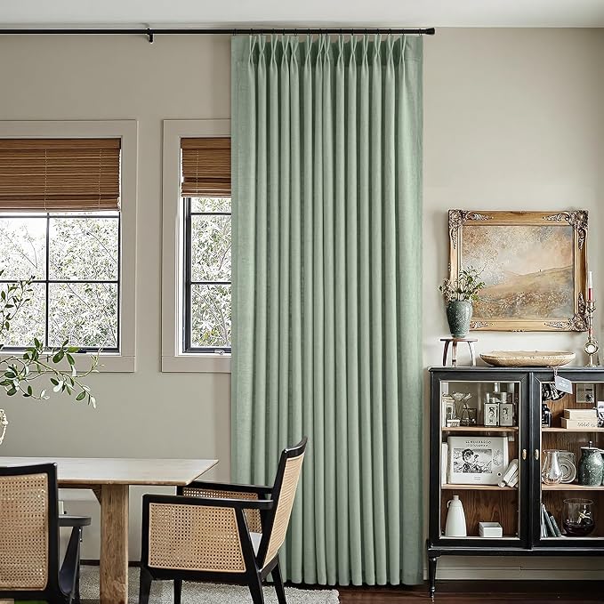 Memory Trained Pinch Pleated Curtains 90 Inches Long, Viral Linen Pinch Pleat - Image 4