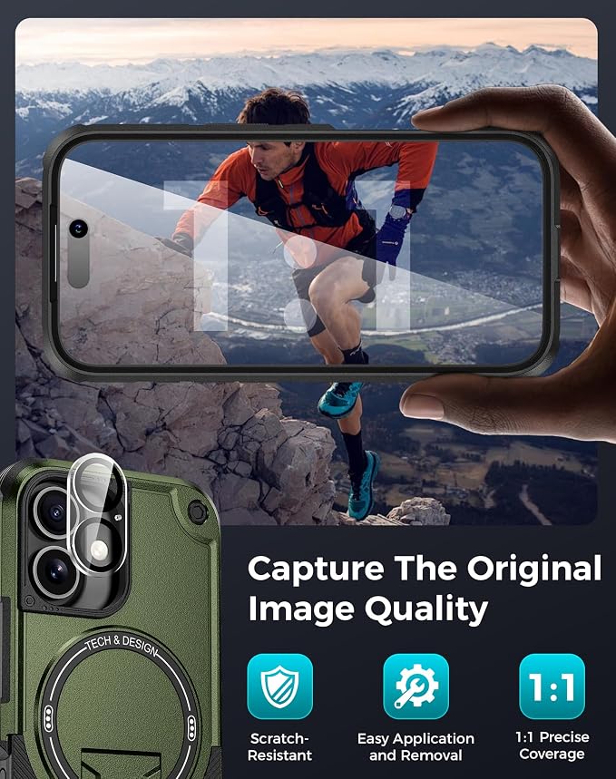 Goton for iPhone 16 Case with Privacy Tempered Glass Screen Protector & Camera - Image 7