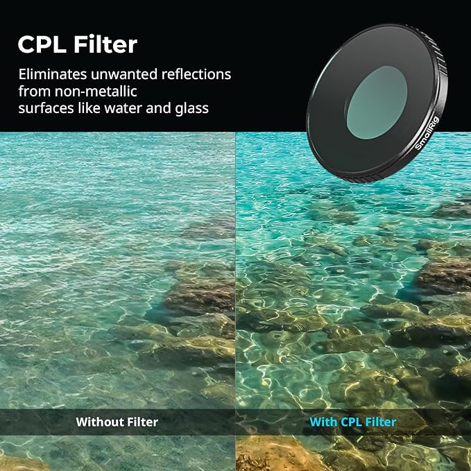 SmallRig CPL Filter for DJI Osmo Action 6, Circular Polarizer Lens - Image 4