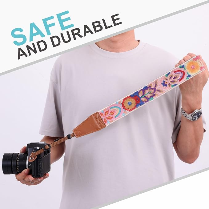 Padwa Lifestyle Colorful Knit Camera Strap - Image 7