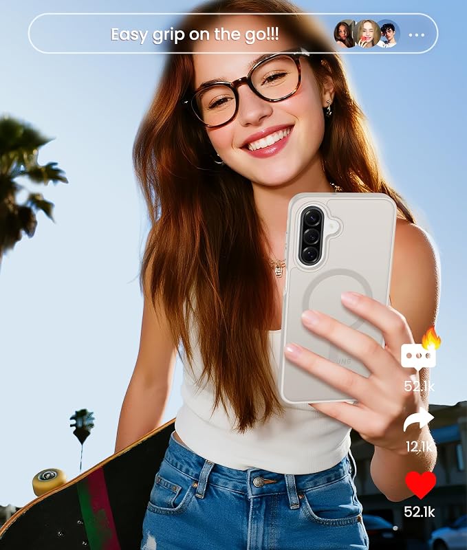 FNTCASE for Galaxy A17/A16 5G Phone Case: for Samsung A17 Cases Matte - Image 8