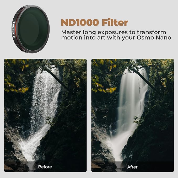 Freewell ND1000 Filter for DJI Osmo Nano – Long Exposure Power - Image 2