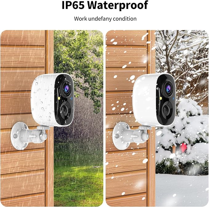 2K FHD Solar Powered Security Cameras Wireless Outdoor, WiFi Wireless Cameras - Image 3