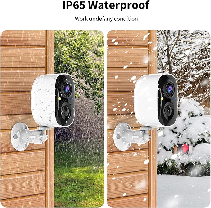 2K FHD Smart Wireless Security Camera Indoor/Outdoor, Solar Powered WiFi Camera - Image 7
