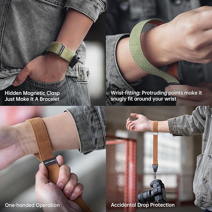 PGYTECH Camera Wrist Strap for Photographers Adjustable Quick Release Camera - Image 2