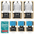 Lonely Binary 6pcs DHT22 DHT11 Gold Edition Digital Temperature Humidity Sensor by LONELYBINARY