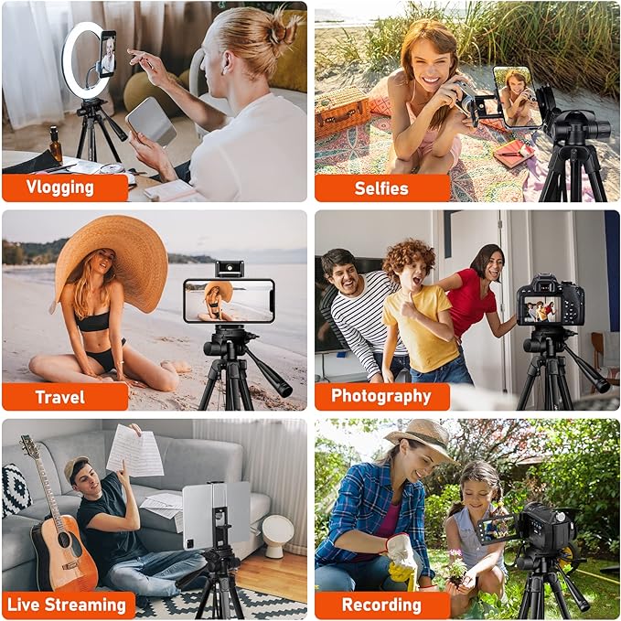 JOILCAN Camera Tripod, Travel Tripods Compatible - Image 5