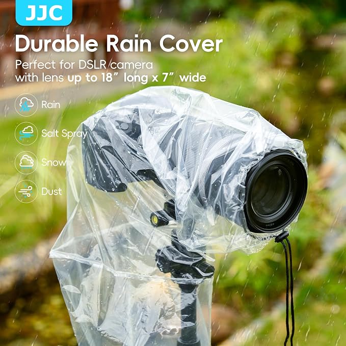 DSLR Camera Rain Cover JJC Rain Coat Sleeve Protector - Image 2