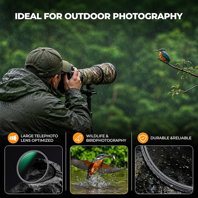 K&F CONCEPT 95mm Circular Polarizers Filter Super Slim - Image 5