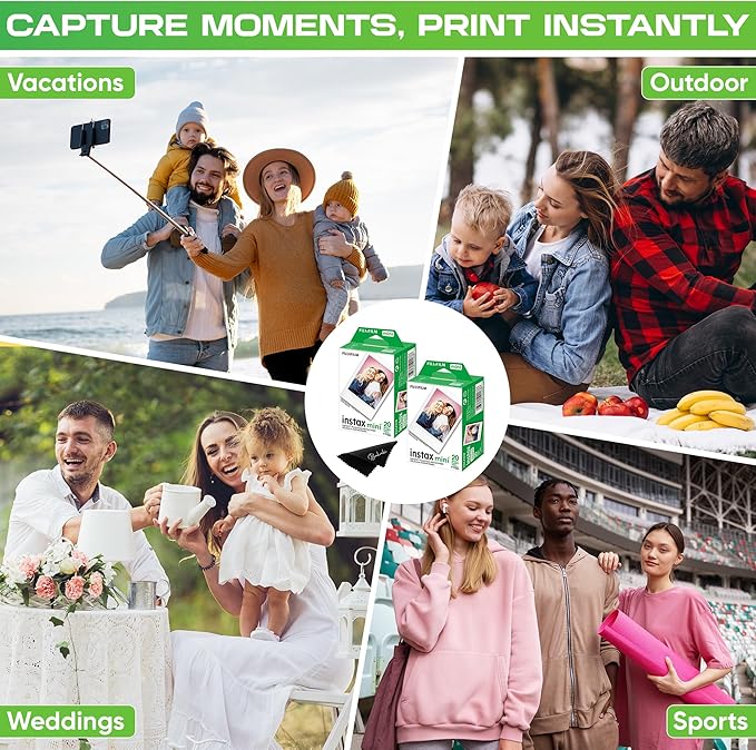 Fujifilm Instax Mini Film Two Instant Film Twin Packs - Image 4