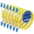 SpeedyCables- 1M-6Pack OS2 LC to LC Fiber Patch Cable, 1G/10Gb 9/125um SIMPLEX by SpeedyCables