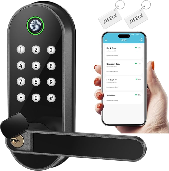 Fingerprint Smart Door Lock by SifelySmartLocks