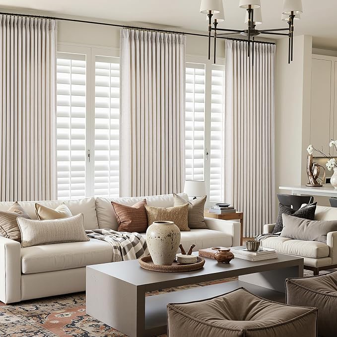 Memory Trained Pinch Pleated Curtains 92 Inches Long, Viral Linen Pinch Pleat - Image 4