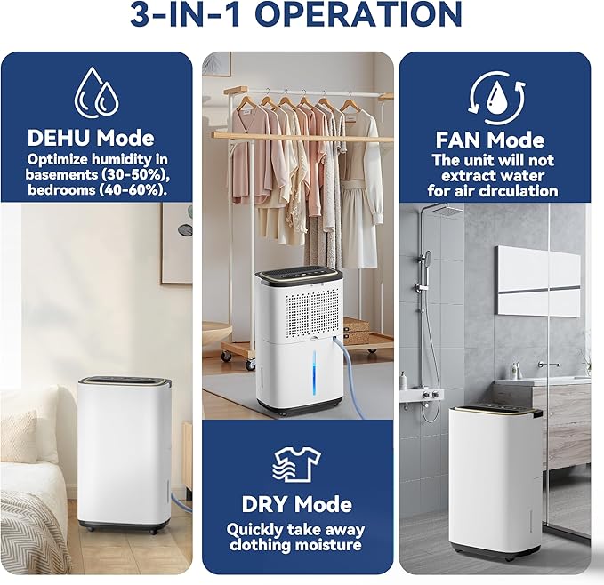 3000 Sq.Ft Dehumidifier for Basement - Image 4
