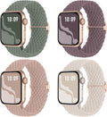 4 Pack Braided Stretchy Bands Compatible by Suitisbest