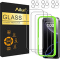 Ailun 3 Pack Screen Protector for iPhone 16 Pro + 3 Pack Camera Lens Protector by Ailun