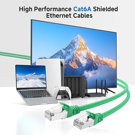 Cable Matters 10Gbps Snagless Shielded Cat 6A Ethernet Cable - 50ft - Image 2