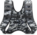 ZELUS Weighted Vest, 6lb/8lb/12lb/16lb/20lb/25lb/30lb Weight Vest by ZELUS