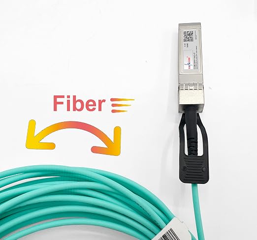 Elfcam® - 1m/3.28ft Active Optical Cable AOC OM3 SFP+ to SFP+ 10Gbps, Compatible - Image 5