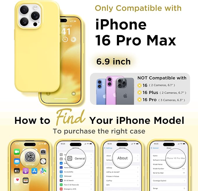 GolbinBox Magnetic for iPhone 16 Pro Max Case, Compatible - Image 2