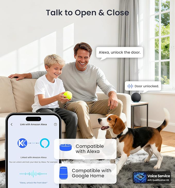 Veise VE027-K Built-in WiFi Smart Lock - Image 4