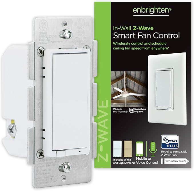 Enbrighten Z-Wave Plus Fan Control, Works by Enbrighten