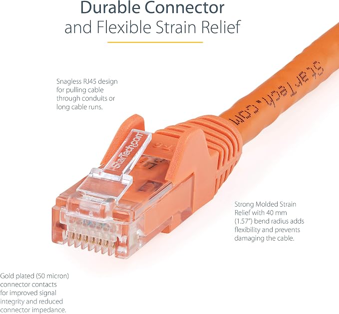 StarTech 15ft CAT6 Ethernet Cable - Image 3