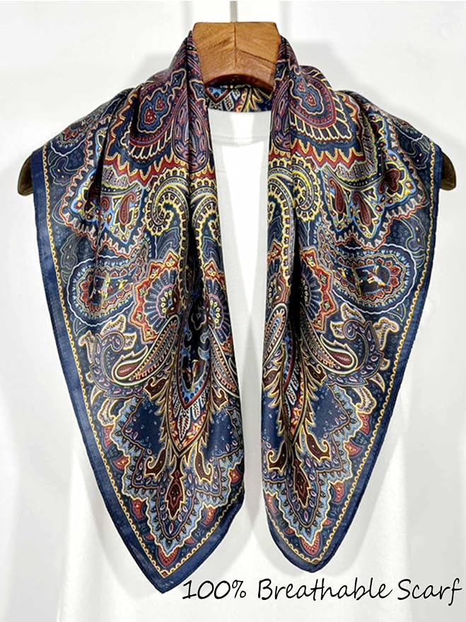 Silky Scarf for Women Lightweight Satin Bandanas Neck Hair Wrap For Sleeping - Image 5