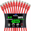 Maximm Cat 6 Ethernet Cable 6 Ft, Cat6 Cable, LAN Cable, Internet Cable and by MaximmCable
