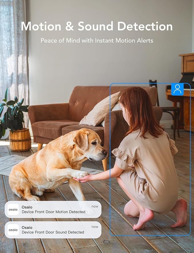 GNCC 2K Cameras for Home Security Indoor, 2.4G/5G Pet Cam - Image 8