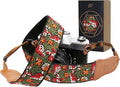 Padwa Lifestyle Green Flower Camera Strap by PadwaLifestyleCameraStrap
