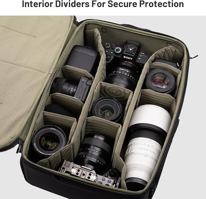 PGYTECH Large Camera Insert Bag, Waterproof Lens Pouch - Image 7