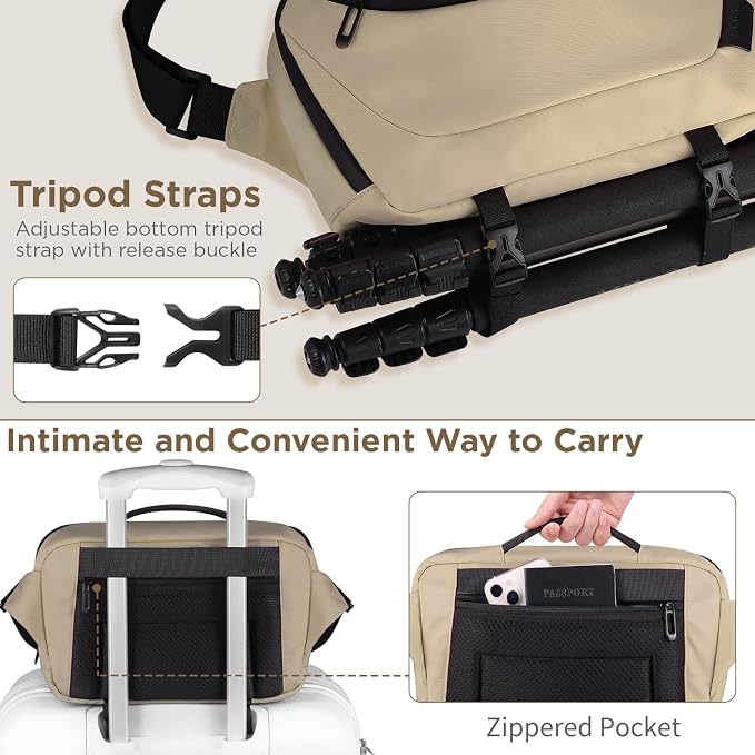TAAOKA Camera Sling Bag, Waterproof Camera Case - Image 4