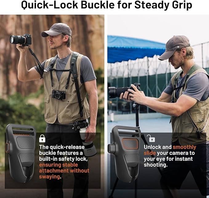 PGYTECH Camera Strap Master, Dual Shoulder Harness - Image 6